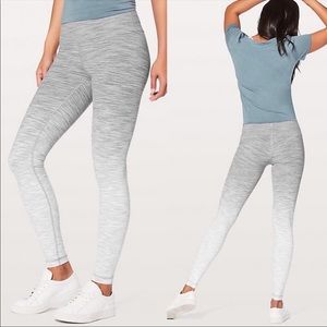 Lululemon Athletica Wunder Under Ombré Leggings